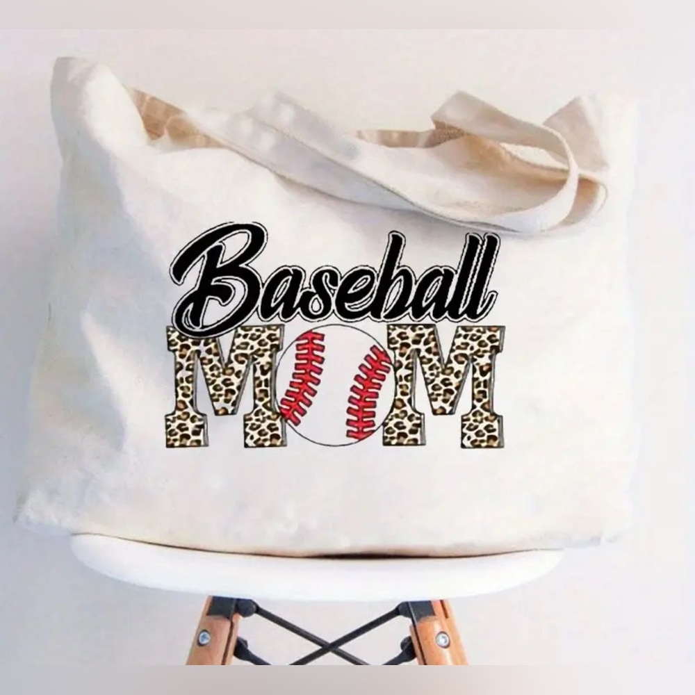 Baseball Mom NEW Canvas Tote Bag